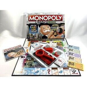 Monopoly Crooked Cash Board  Game Fun Family Board Game
